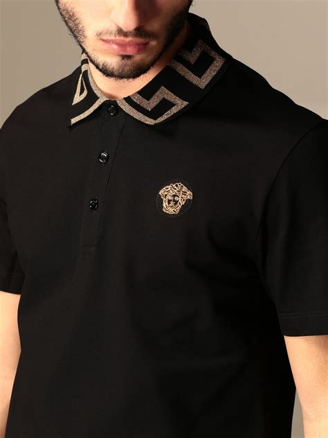 versace collection polo shirt|versace men's polo shirt sale.